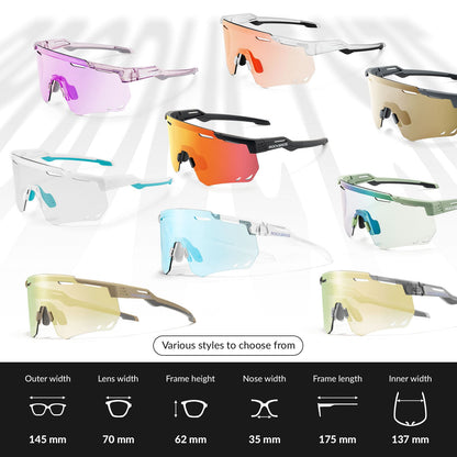 Polarized Windproof Cycling Glasses