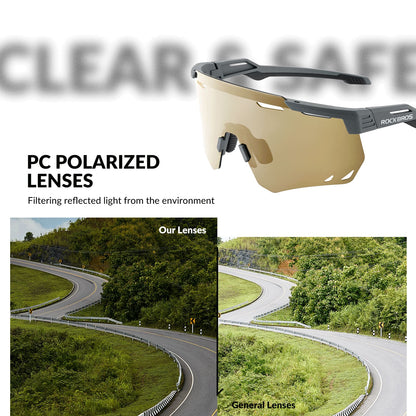 Polarized Windproof Cycling Glasses