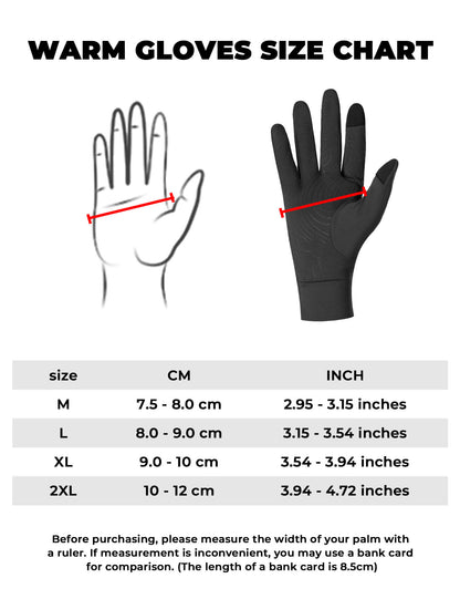 Full finger winter cycling gloves