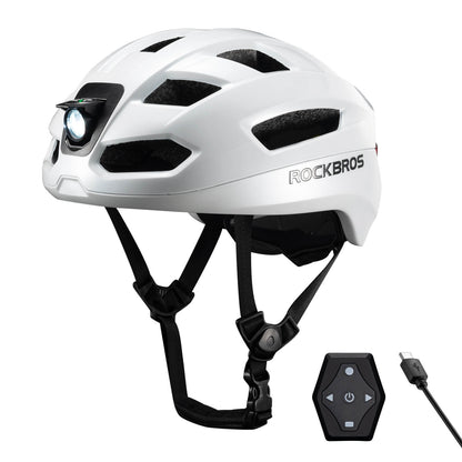 Smart Bike Helmet with Remote-Controlled Warning Lights