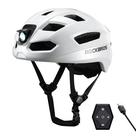 Smart Bike Helmet with Remote-Controlled Warning Lights