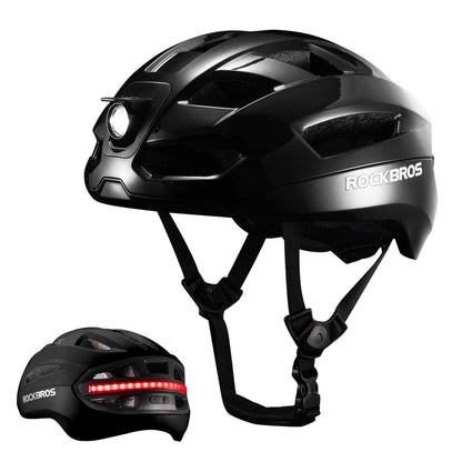 Smart Bike Helmet with Remote-Controlled Warning Lights