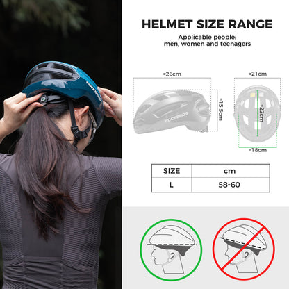 Smart Bike Helmet with Remote-Controlled Warning Lights