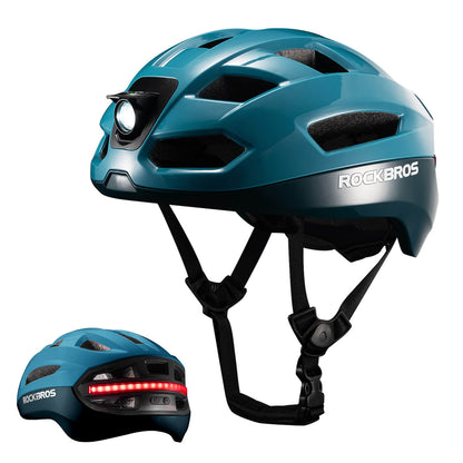 Smart Bike Helmet with Remote-Controlled Warning Lights