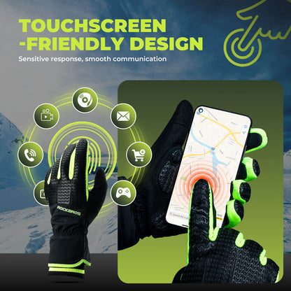 Thermal Full Finger Cycling Gloves