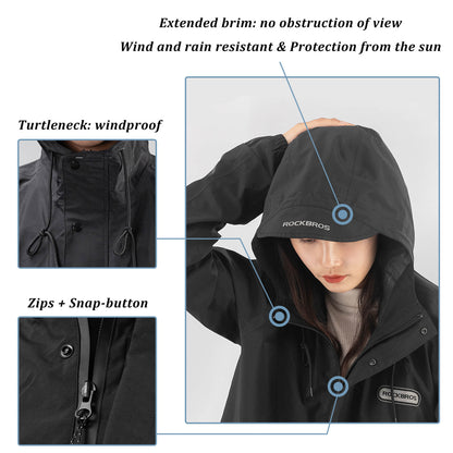 Unisex Long Waterproof Raincoat