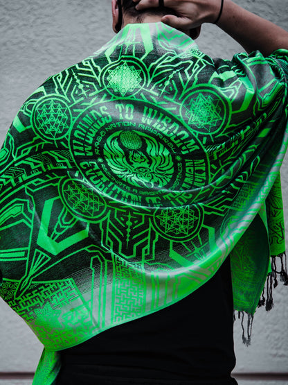 WOUNDS TO WISDOM ✦  UV Gradient Festival Shawl